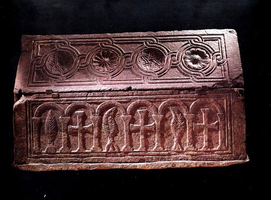 Image - An 11th-century sarcophagus found near the location of the Church of the Tithes.